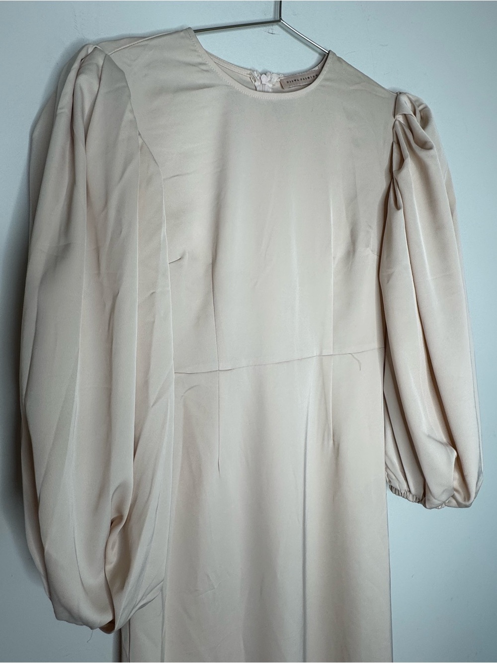Duha Maxi Gown Size XS Length 56 Niswa Fashion Modest Cream New NWT - Picture 8 of 8